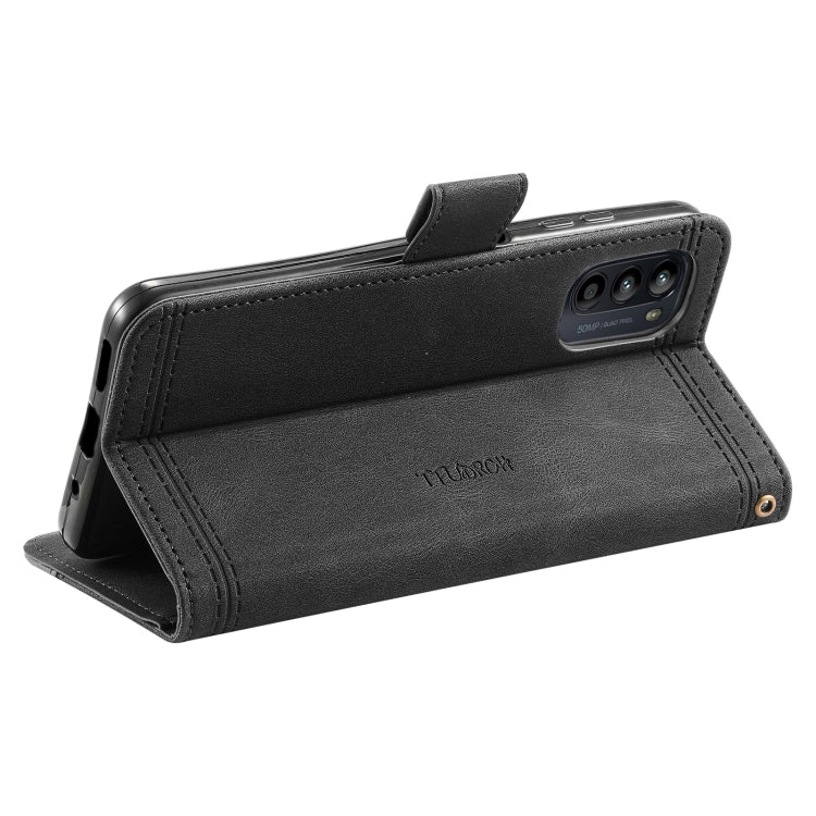 For Motorola Moto G52 Splicing Leather Phone Case