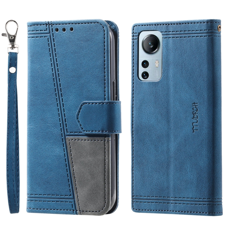 For Xiaomi 12 Lite Splicing Leather Phone Case