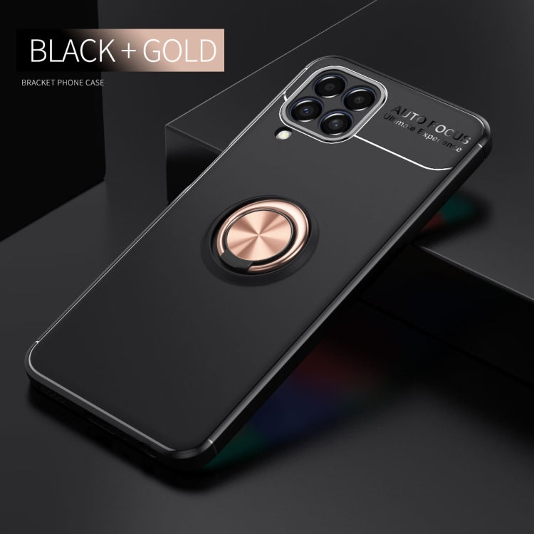 For Samsung Galaxy M33 5G Metal Ring Holder TPU Phone Case