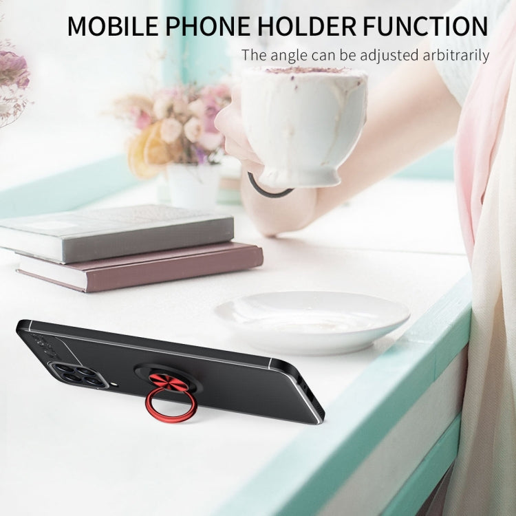 For Samsung Galaxy M33 5G Metal Ring Holder TPU Phone Case