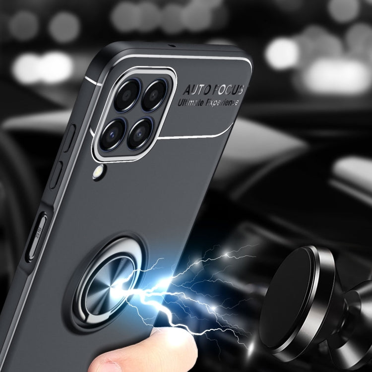 For Samsung Galaxy M33 5G Metal Ring Holder TPU Phone Case