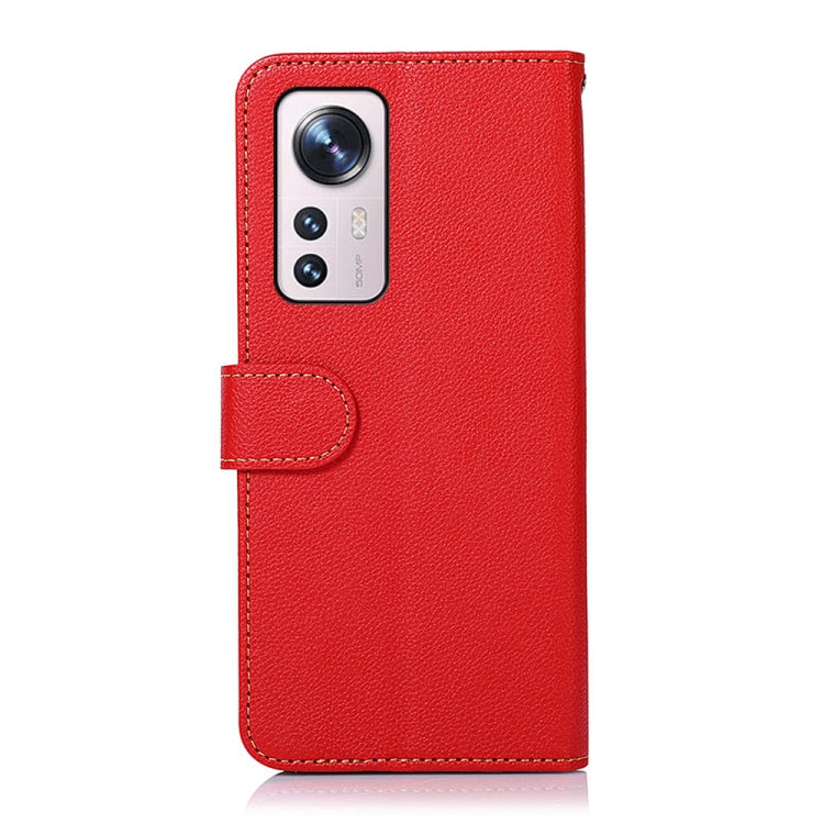 For Xiaomi 12 Lite KHAZNEH Litchi Texture Leather RFID Phone Case