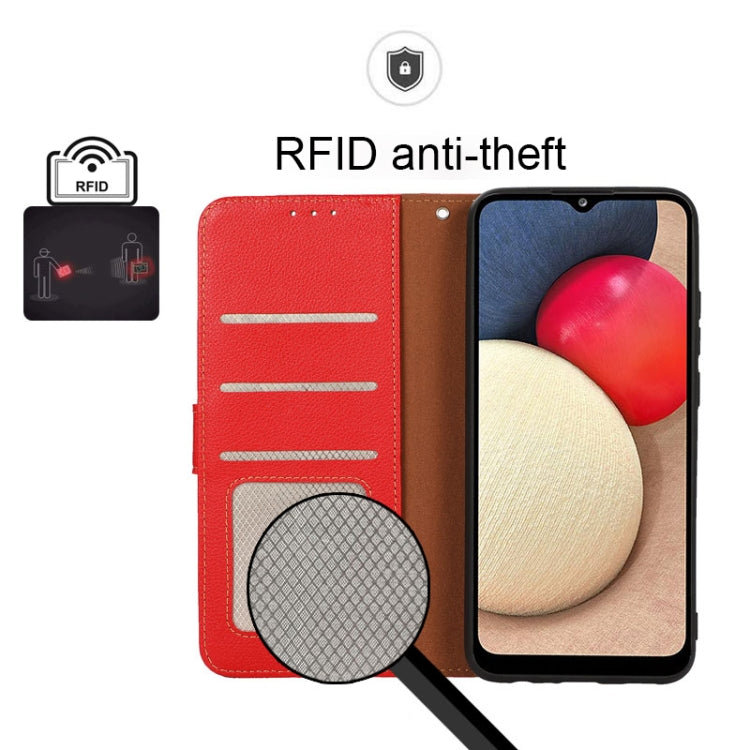 For Xiaomi 12 Lite KHAZNEH Litchi Texture Leather RFID Phone Case