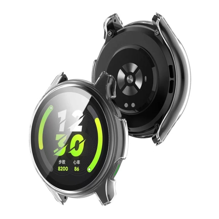 For OPPO Realme Watch T1 PC + Tempered Glass Watch Protective Case