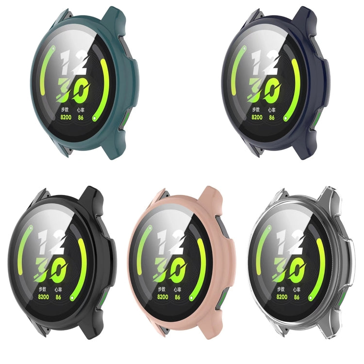 For OPPO Realme Watch T1 PC + Tempered Glass Watch Protective Case