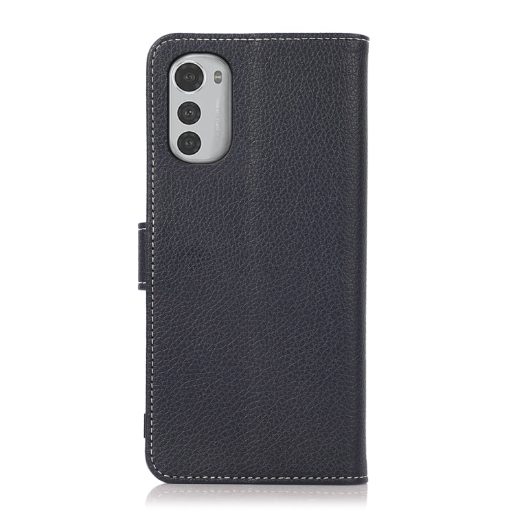 For Motorola Moto E32 4G Litchi Texture Horizontal Flip Leather Phone Case