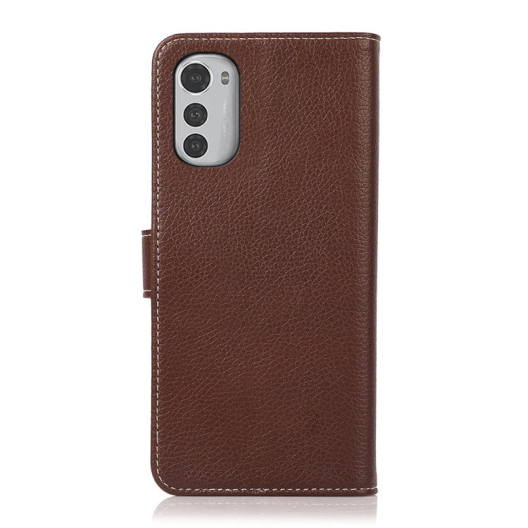 For Motorola Moto E32 4G Litchi Texture Horizontal Flip Leather Phone Case