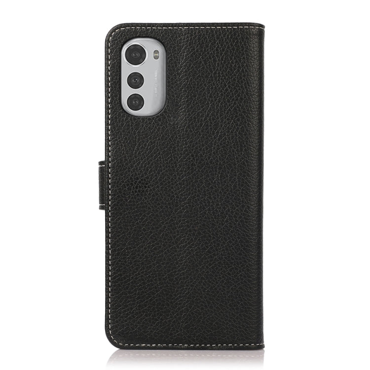 For Motorola Moto E32 4G Litchi Texture Horizontal Flip Leather Phone Case