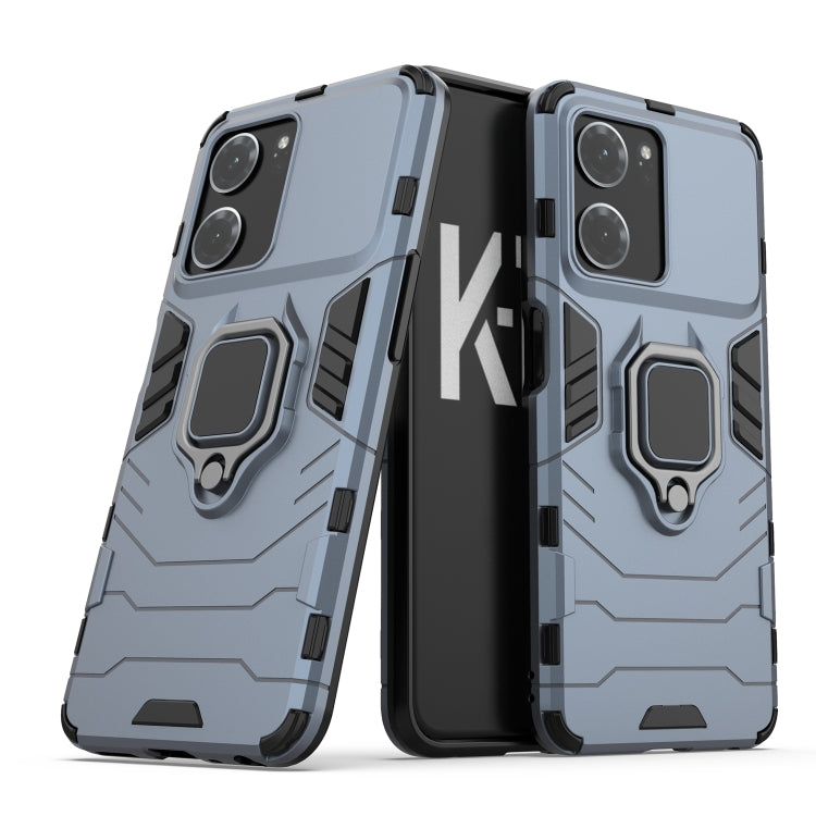 For OPPO K10 Magnetic Ring Holder PC + TPU Phone Case