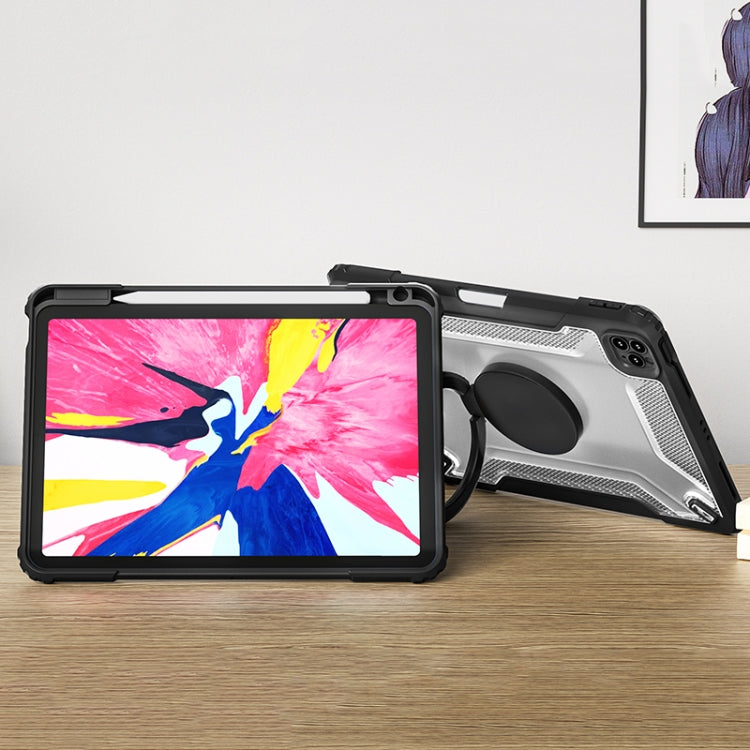 For iPad Pro 11 2022 / 2021 / 2020 / Air 2020 10.9 WIWU Mecha Tablet Protective Case with Rotating Bracket