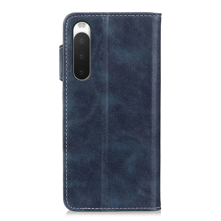 For Sony Xperia 10 IV S-Type Stitching Calf Texture Leather Phone Case