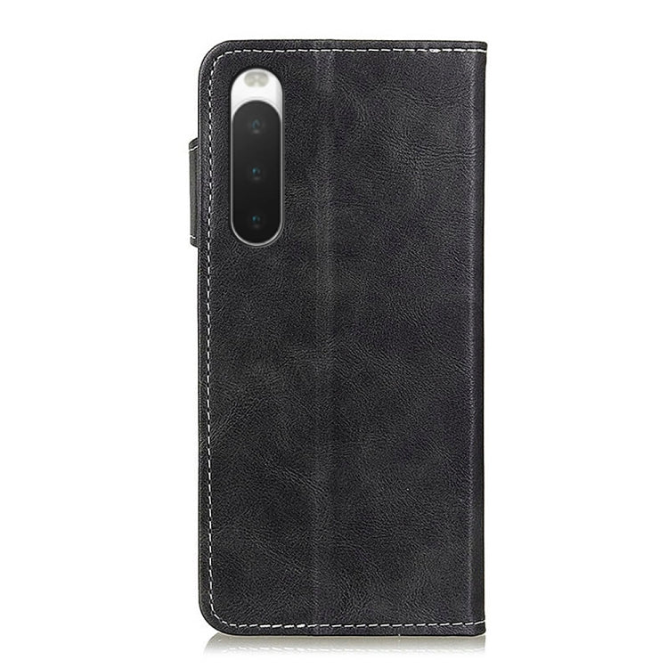 For Sony Xperia 10 IV S-Type Stitching Calf Texture Leather Phone Case