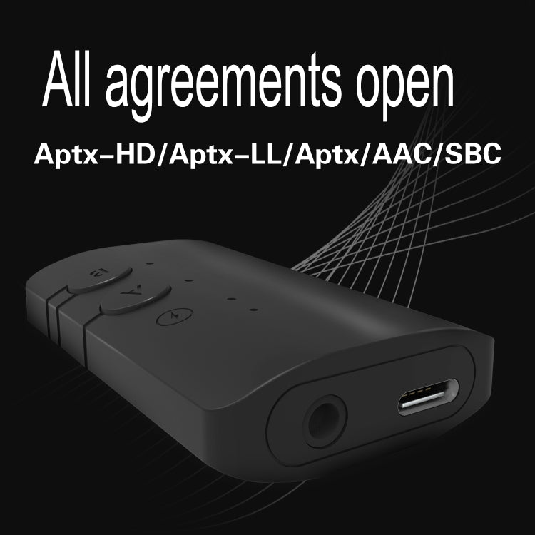 LE505 Bluetooth Receiver Transceiver Adapter(Black)