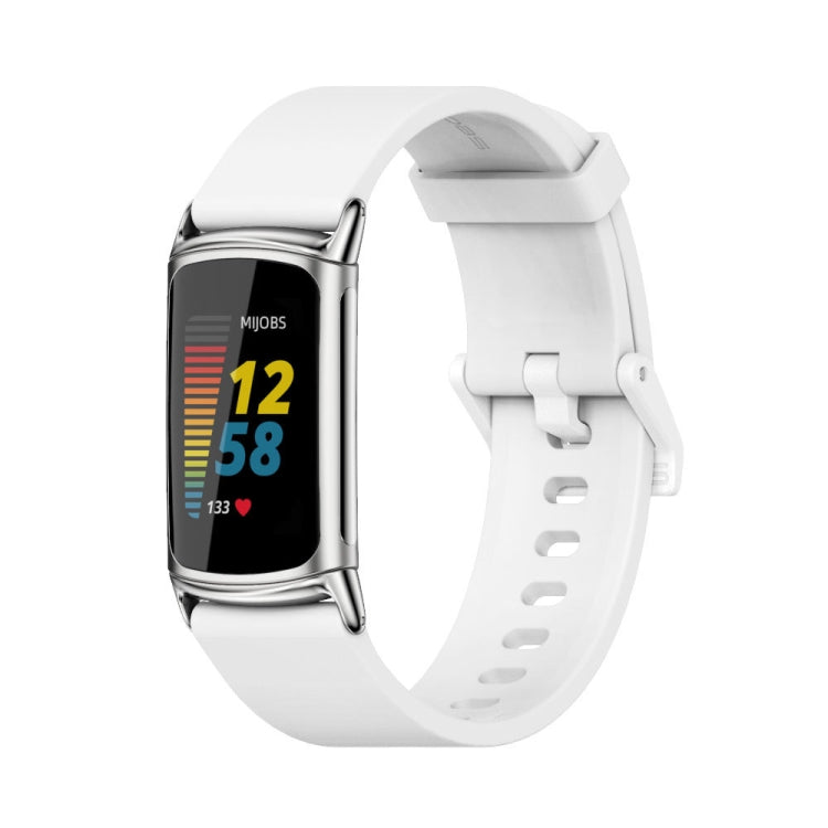 For Fitbit Charge 5 Mijobs Soft Silicone  Watch Band