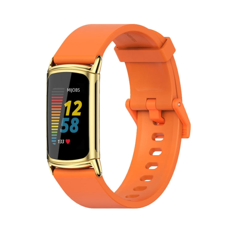 For Fitbit Charge 5 Mijobs Soft Silicone  Watch Band
