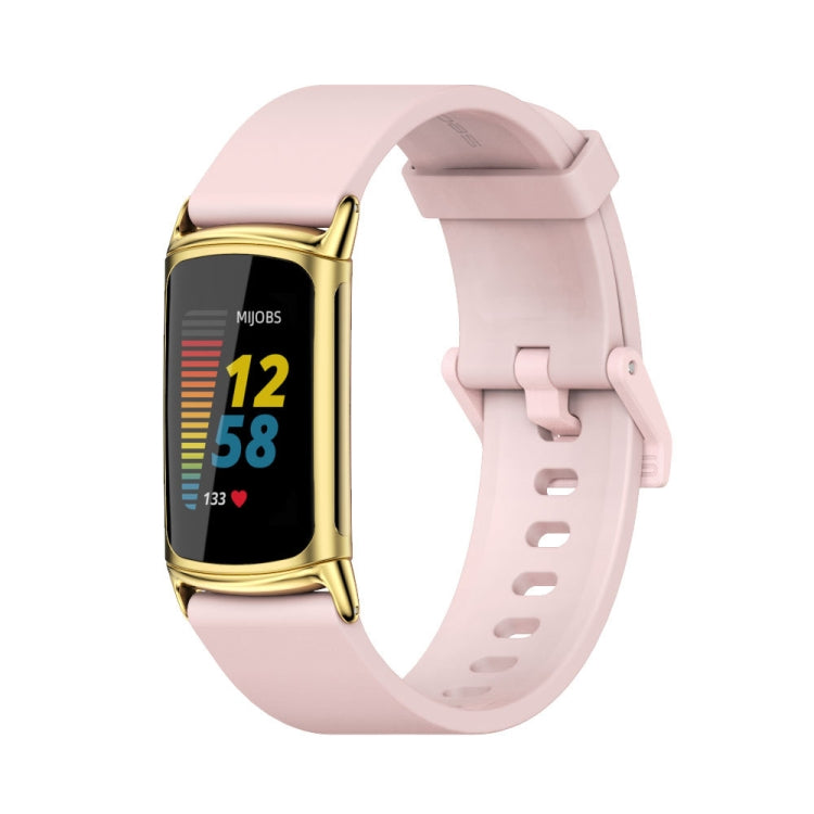 For Fitbit Charge 5 Mijobs Soft Silicone  Watch Band
