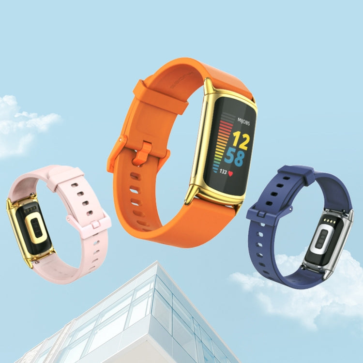 For Fitbit Charge 5 Mijobs Soft Silicone  Watch Band