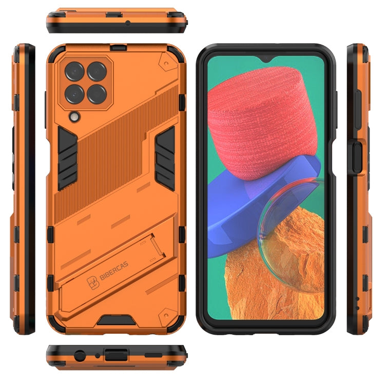 For Samsung Galaxy M33 5G Global Punk Armor 2 in 1 PC + TPU Phone Case