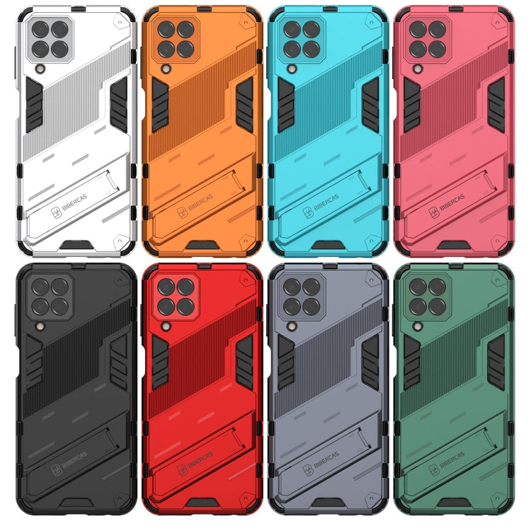 For Samsung Galaxy M33 5G Global Punk Armor 2 in 1 PC + TPU Phone Case