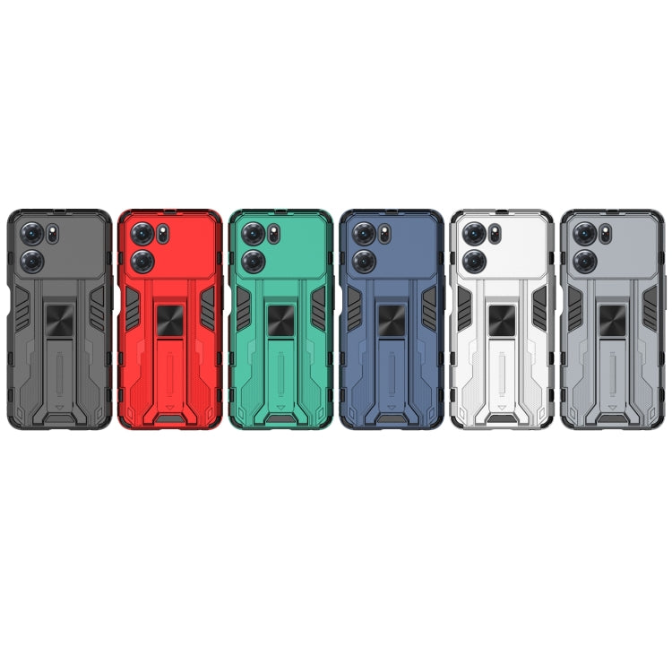 For OPPO K10 5G Supersonic PC + TPU Shock-proof Protective Phone Case with Holder