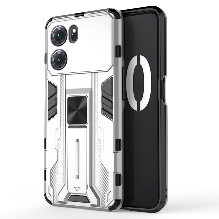 For OPPO K10 5G Supersonic PC + TPU Shock-proof Protective Phone Case with Holder