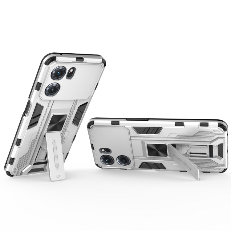 For OPPO K10 5G Supersonic PC + TPU Shock-proof Protective Phone Case with Holder