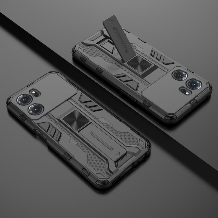 For OPPO K10 5G Supersonic PC + TPU Shock-proof Protective Phone Case with Holder