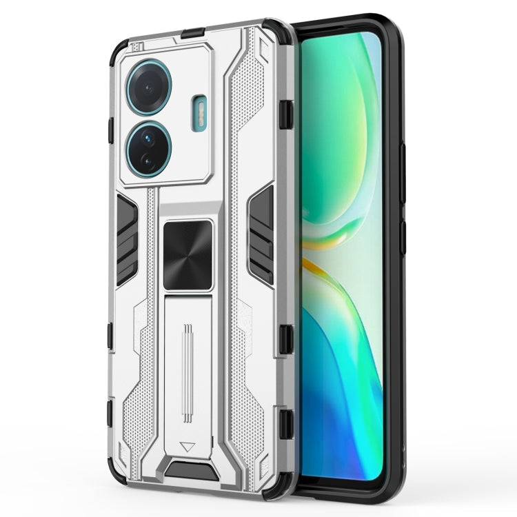 For vivo S15e Supersonic PC + TPU Shock-proof Protective Phone Case with Holder