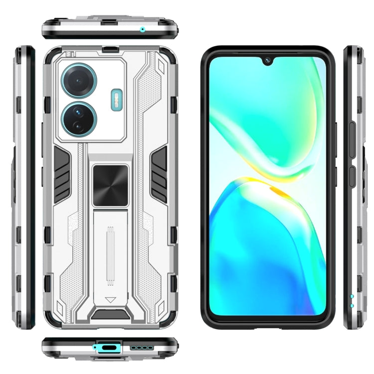 For vivo S15e Supersonic PC + TPU Shock-proof Protective Phone Case with Holder