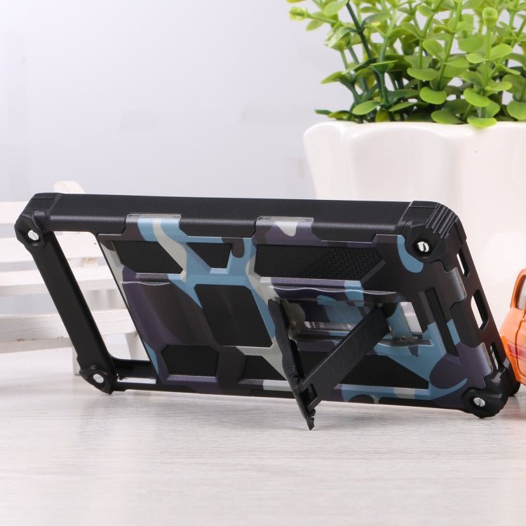 For Google Pixel 6a Camouflage Armor TPU + PC Magnetic Holder Phone Case
