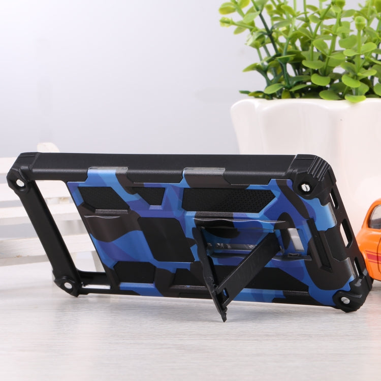 For Google Pixel 6a Camouflage Armor TPU + PC Magnetic Holder Phone Case