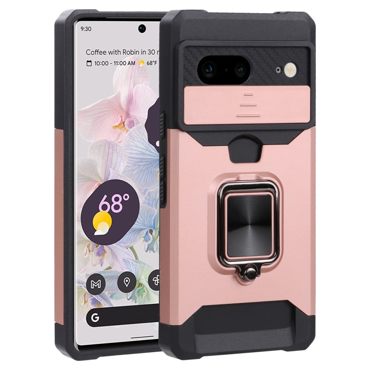 For Google Pixel 7 5G Sliding Camera Cover Design PC + TPU Phone Case