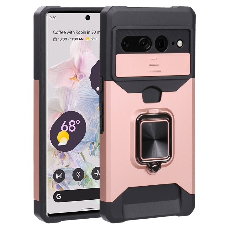 For Google Pixel 7 Pro 5G Sliding Camera Cover Design PC + TPU Phone Case