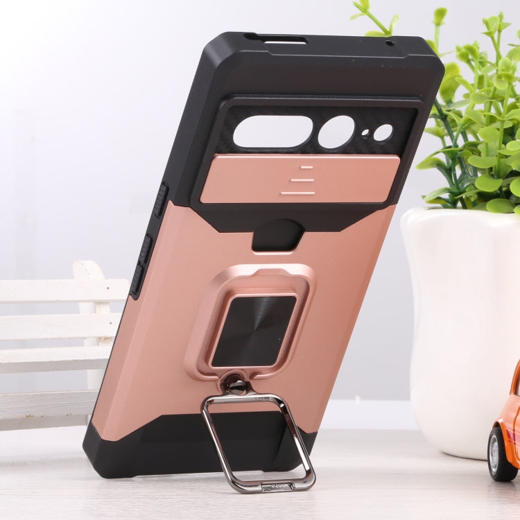 For Google Pixel 7 Pro 5G Sliding Camera Cover Design PC + TPU Phone Case
