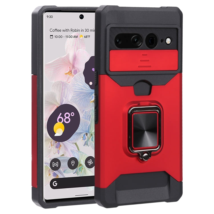 For Google Pixel 7 Pro 5G Sliding Camera Cover Design PC + TPU Phone Case