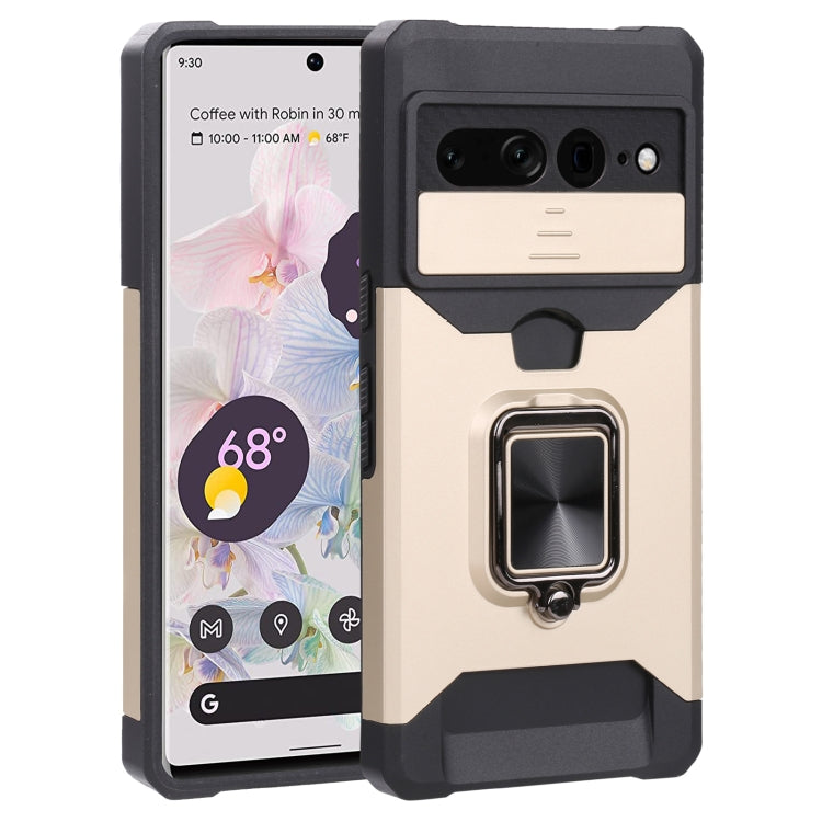For Google Pixel 7 Pro 5G Sliding Camera Cover Design PC + TPU Phone Case