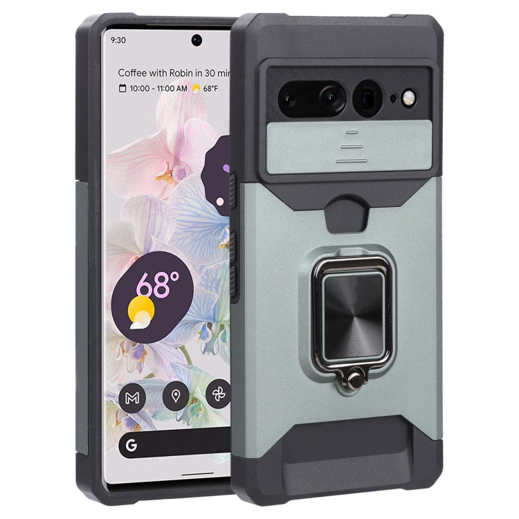For Google Pixel 7 Pro 5G Sliding Camera Cover Design PC + TPU Phone Case