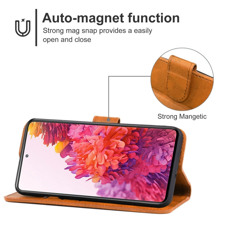 For Samsung Galaxy S20 FE 2022 Leather Phone Case