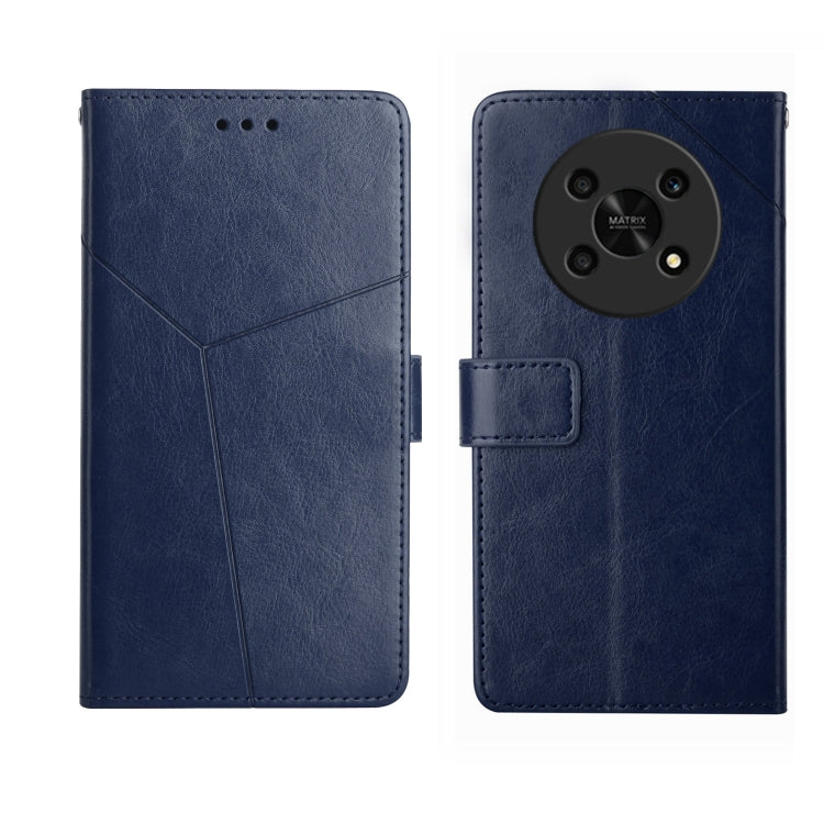 For Honor Magic4 Lite 5G Y Stitching Horizontal Flip Leather Phone Case