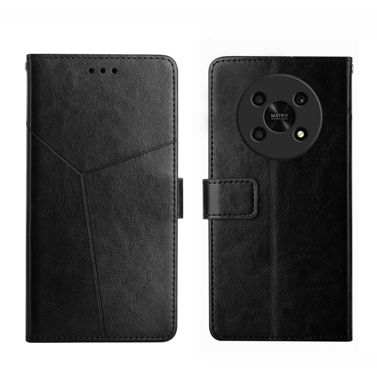 For Honor Magic4 Lite 5G Y Stitching Horizontal Flip Leather Phone Case