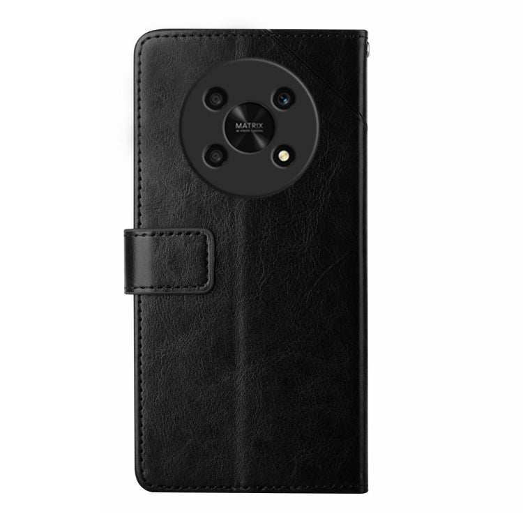 For Honor Magic4 Lite 5G Y Stitching Horizontal Flip Leather Phone Case