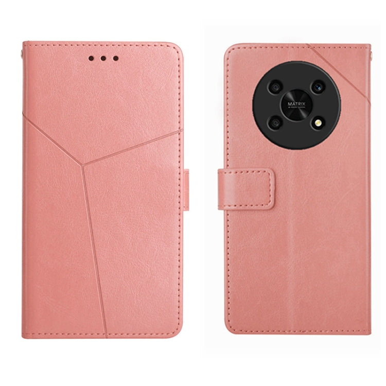 For Honor Magic4 Lite 5G Y Stitching Horizontal Flip Leather Phone Case