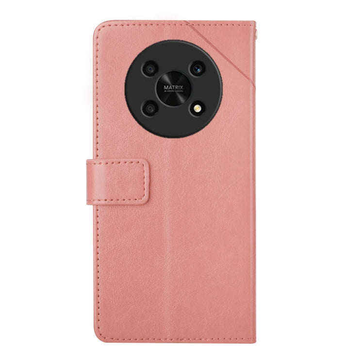 For Honor Magic4 Lite 5G Y Stitching Horizontal Flip Leather Phone Case