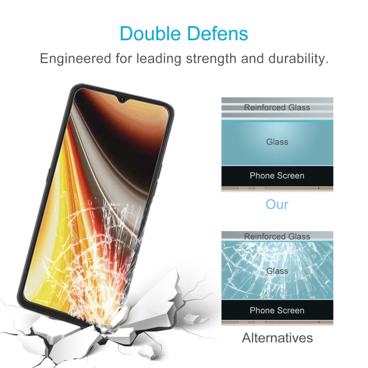 50 PCS 0.26mm 9H 2.5D Tempered Glass Film For UMIDIGI Power 7 Max
