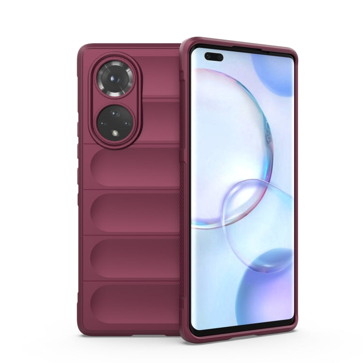 For Huawei Nova 9 Pro/Honor 50 Pro Magic Shield TPU + Flannel Phone Case