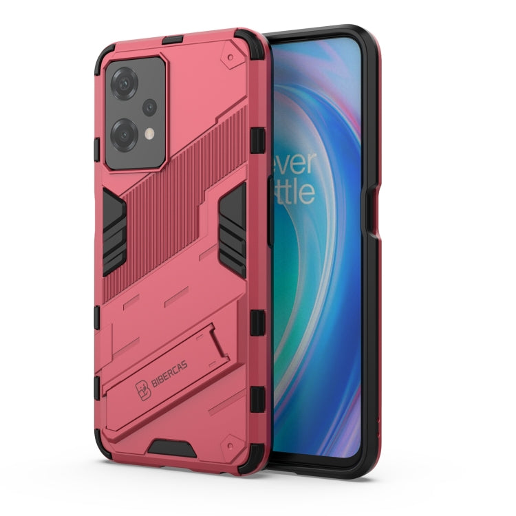 For OnePlus Nord CE 2 Lite 5G/Realme 9 Pro Punk Armor 2 in 1 Shockproof Phone Case with Invisible Holder
