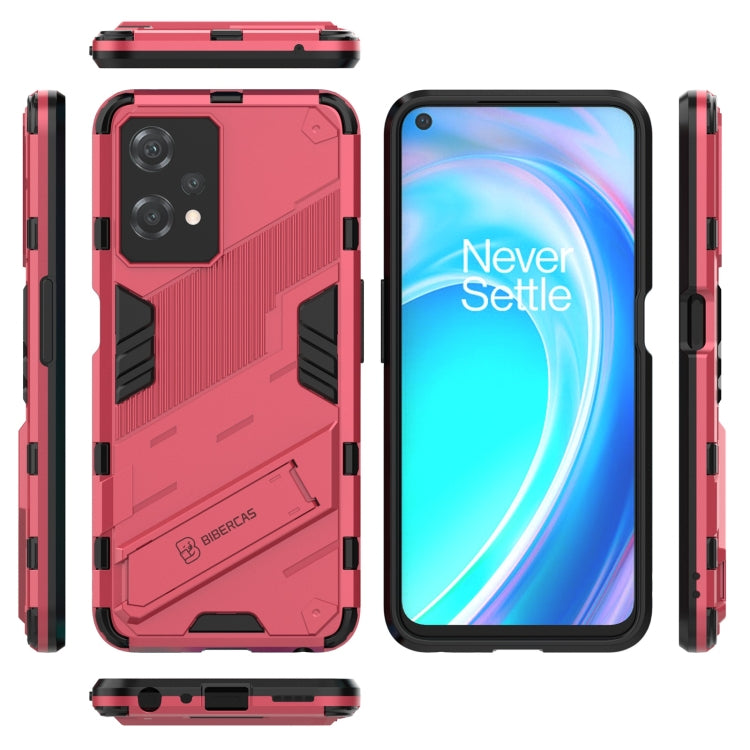 For OnePlus Nord CE 2 Lite 5G/Realme 9 Pro Punk Armor 2 in 1 Shockproof Phone Case with Invisible Holder