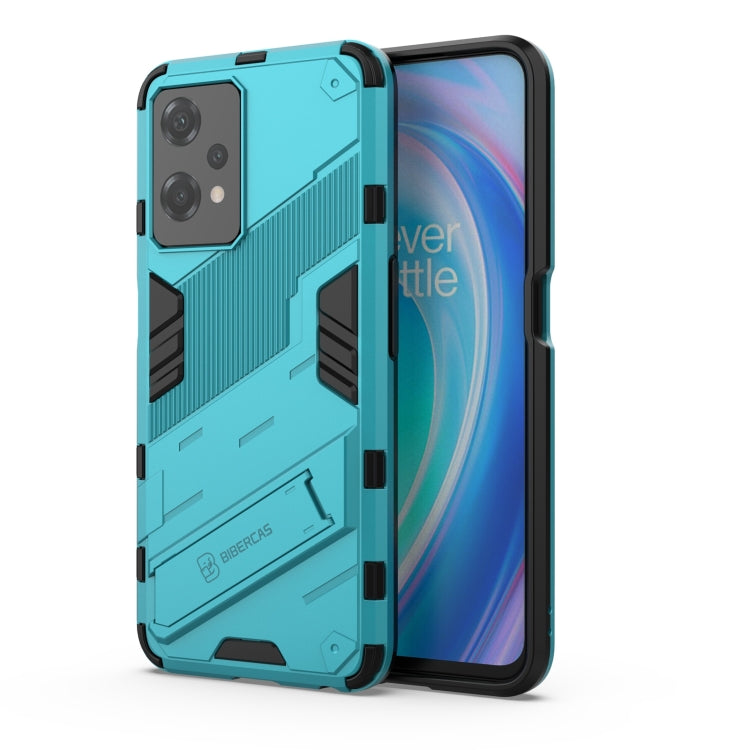 For OnePlus Nord CE 2 Lite 5G/Realme 9 Pro Punk Armor 2 in 1 Shockproof Phone Case with Invisible Holder