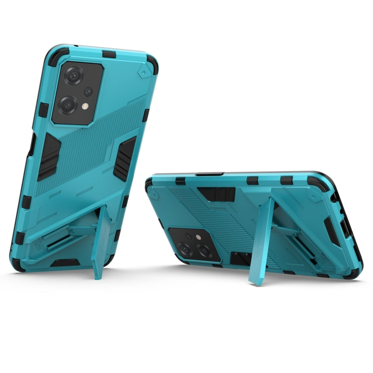 For OnePlus Nord CE 2 Lite 5G/Realme 9 Pro Punk Armor 2 in 1 Shockproof Phone Case with Invisible Holder