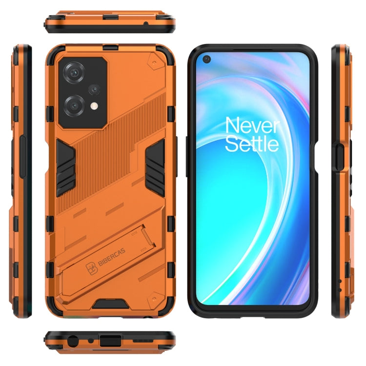 For OnePlus Nord CE 2 Lite 5G/Realme 9 Pro Punk Armor 2 in 1 Shockproof Phone Case with Invisible Holder